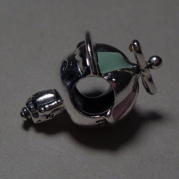 Pandora PROPELLER HAT LITTLE BOY 798015ENMX Silver Multicolor New Charm - Picture 10 of 16